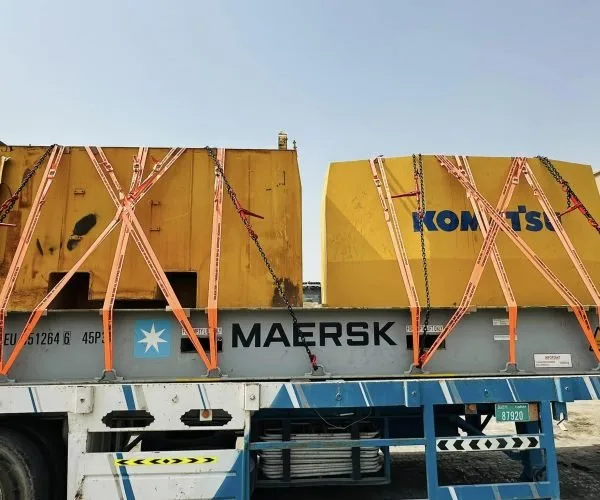 2 Komatsu Excavators Export