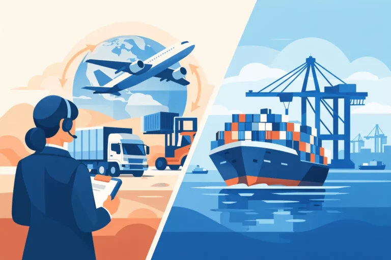 Freight Forwarder vs Shipping Line