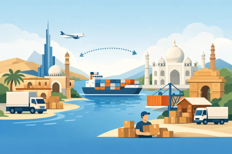 Door to Door Shipping Guide for UAE and India