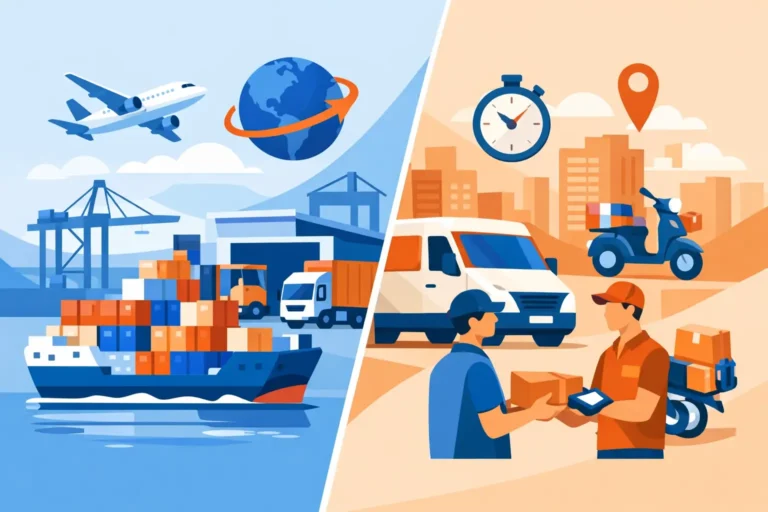 Freight Forwarding vs Courier Service Compared