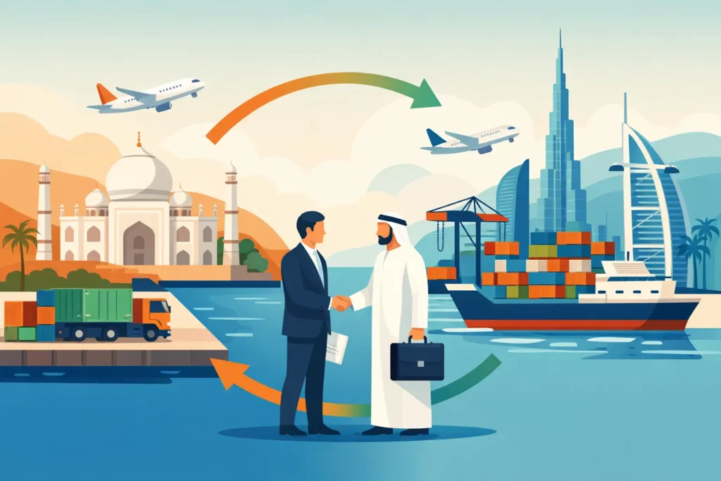 India UAE Trade Lane Example for Importers